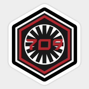 First Order 709 Insignia Sticker